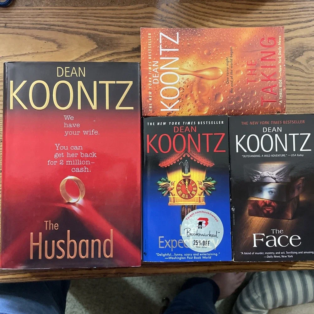 Dean‎ Koontz paperback books 4 hardcover 2003-2006